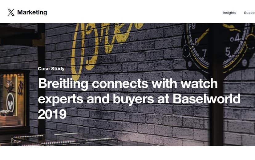 Twitter Case Study for Breitling